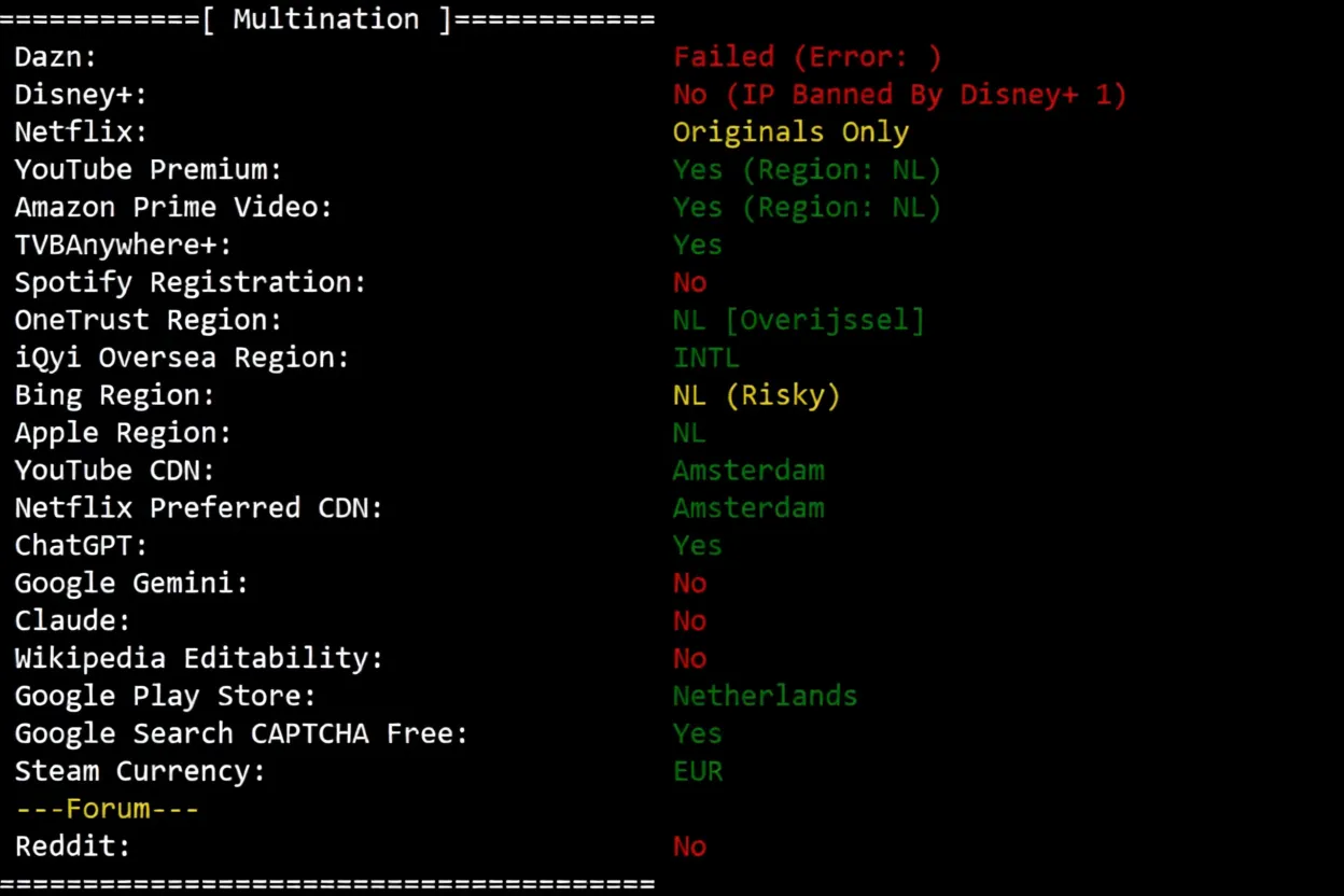 Detailed Review of Novoserve Netherlands Server with Direct Connectivity to China via Three Major Networks - Image 7