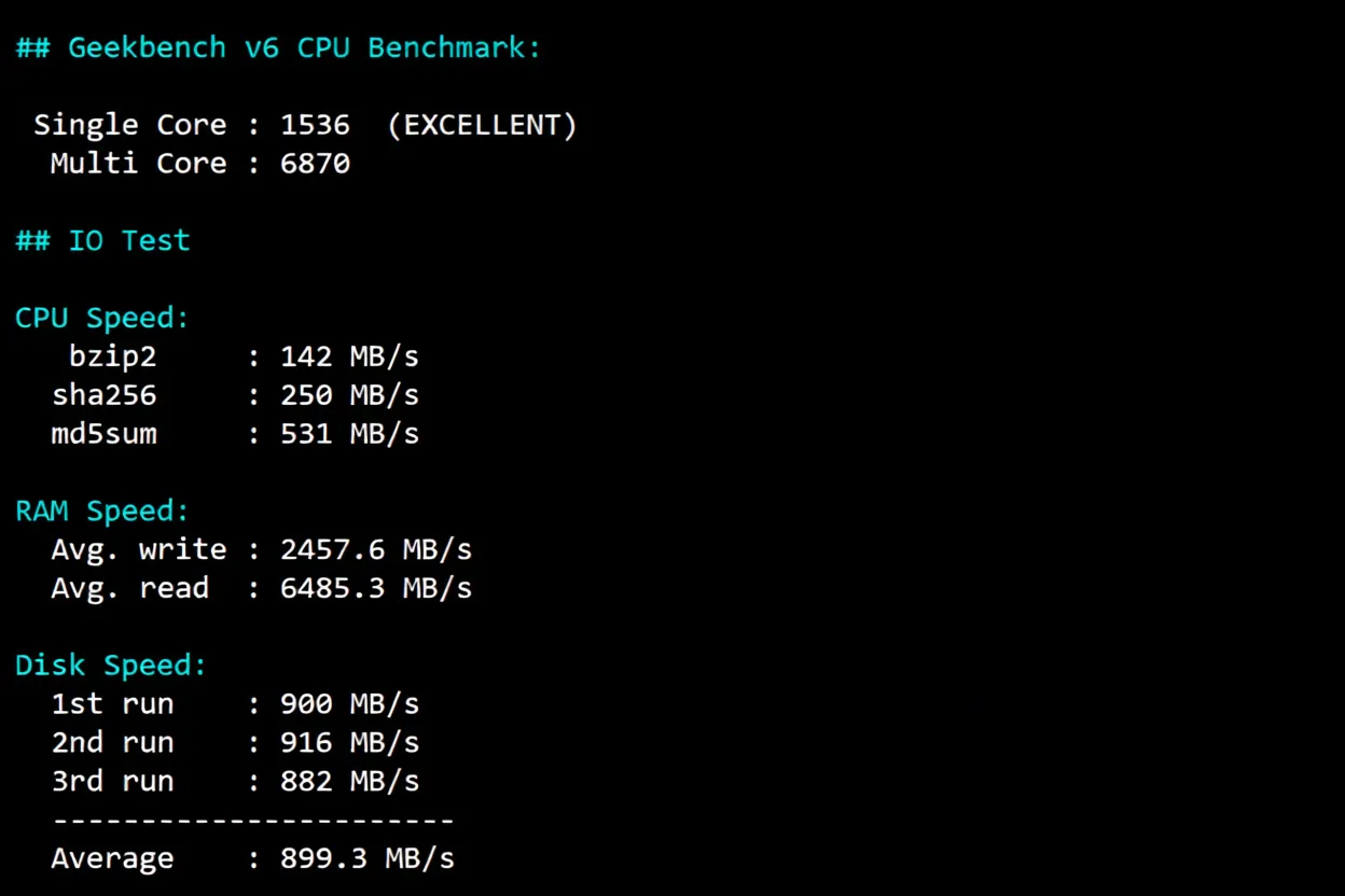 BandwagonHost Los Angeles USCA_9 VPS Review: Unblocks TikTok, Excellent Network and Performance - Image 10