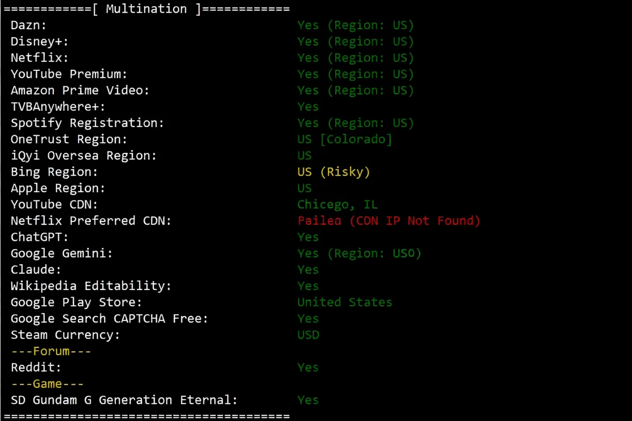 Review of LisaHost US Los Angeles AS9929 Network + NTT 216 Segment Dual ISP Residential IP VPS - Image 7