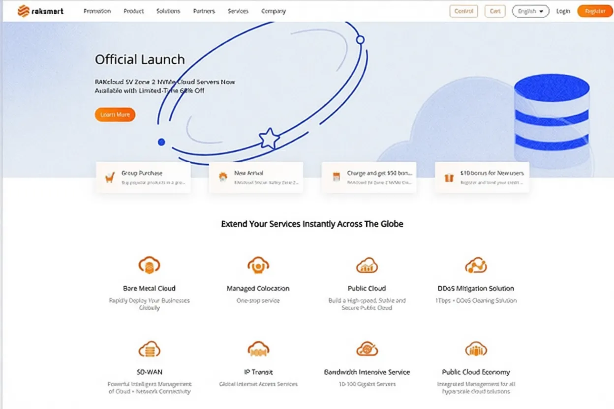 Detailed Review of RakSmart Seattle USA Data Center Mainland China Optimized VIP Route Server