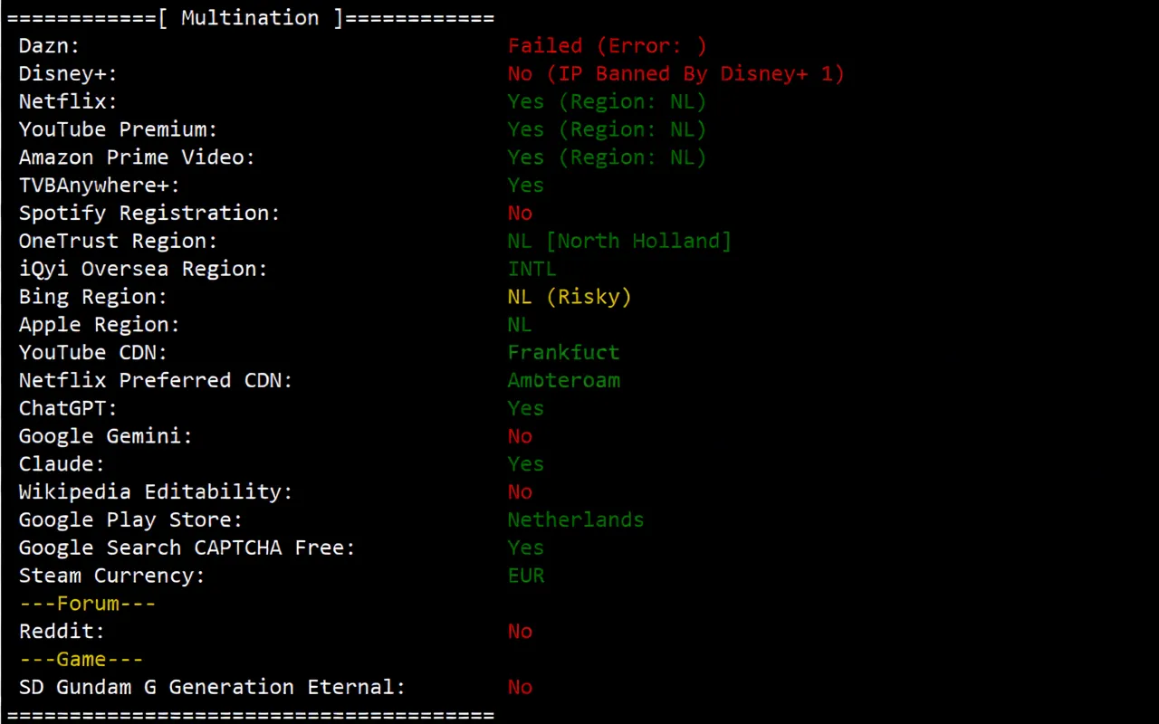 V.PS Netherlands VPS Review: CN2 GIA + CUII + CMIN2 Premium Triple Network Routing, Unlocks TikTok/ChatGPT - Image 9