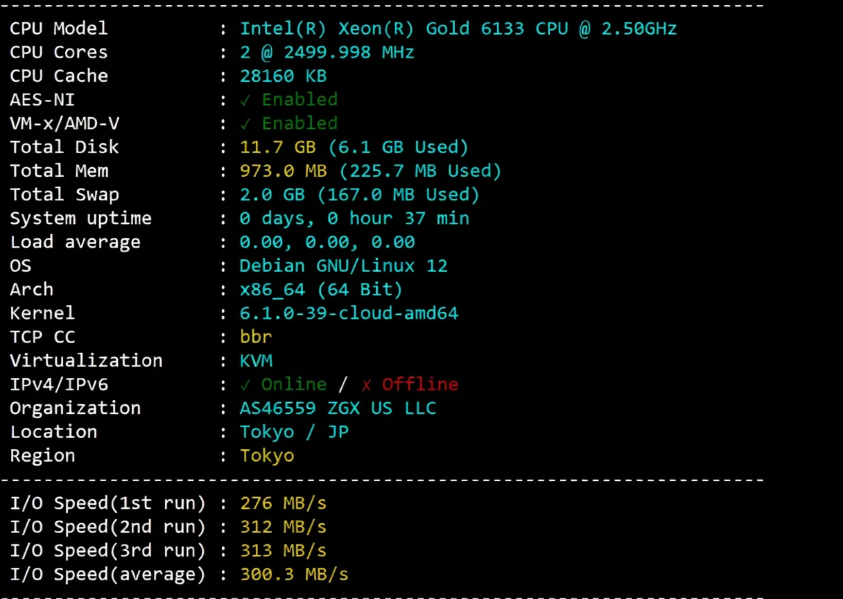 wepc "Japan TikTok Dedicated" Series VPS Review: Unlocks TikTok/ChatGPT/Claude and More - Image 2