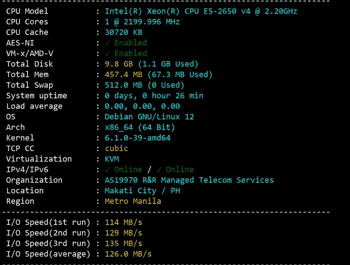 wepc Philippines VPS Detailed Review: Unlocks TikTok/ChatGPT/Claude/Gemini and More - Image 2