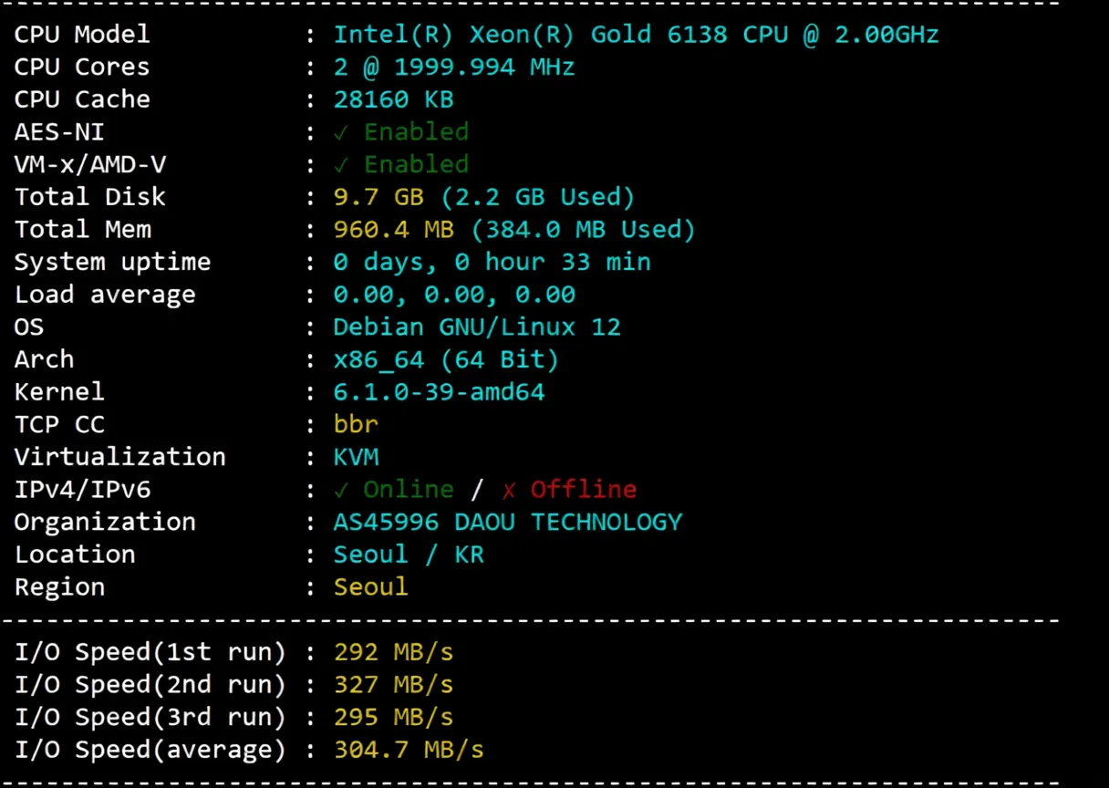 wepc "Korea Home Broadband_TK Live Streaming" Series VPS Review: Low Latency/Can Unlock Some Streaming Services - Image 2
