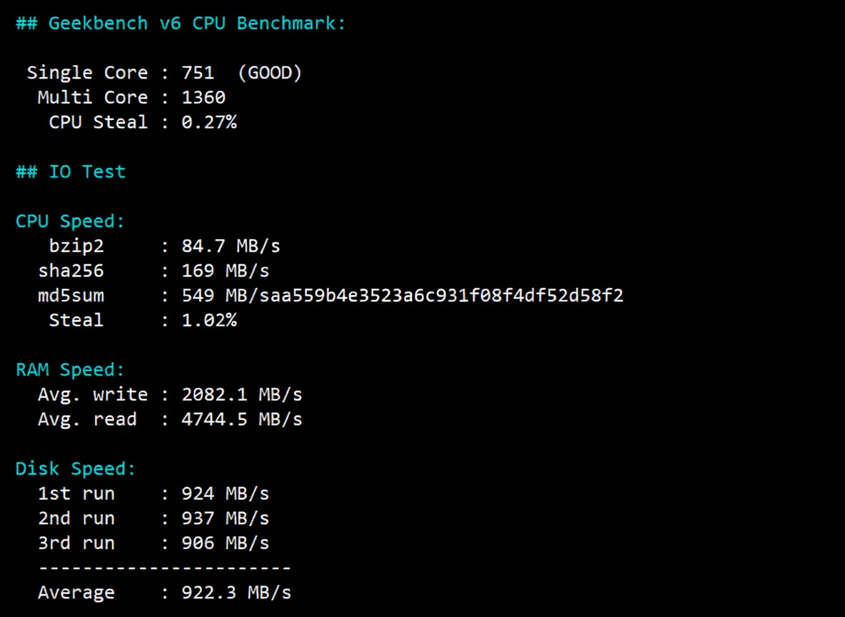 Detailed Review of Softshellweb Salt Lake City USA VPS - Image 9