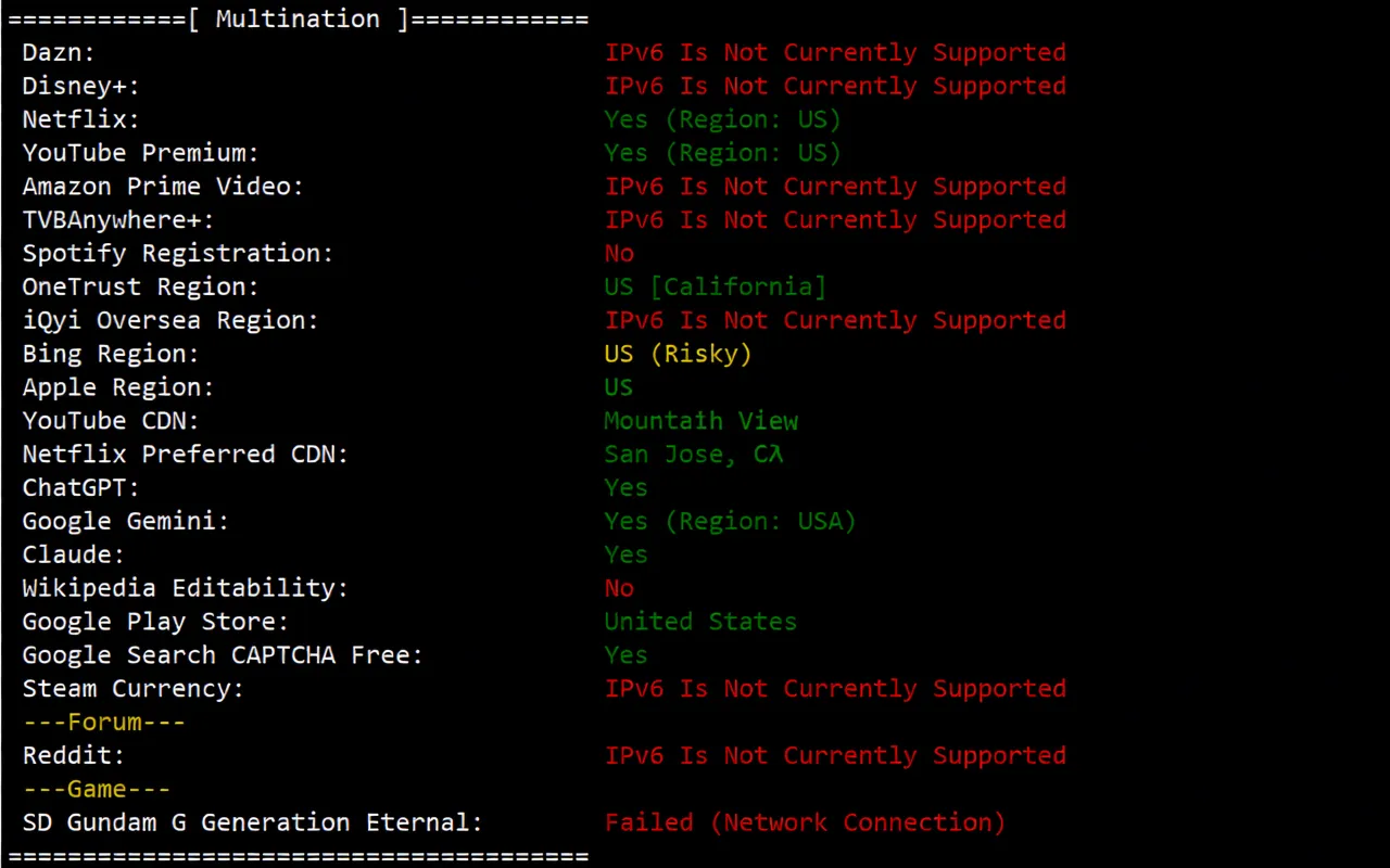 Review of noslacloud's San Jose US VPS: Premium Routes for All Three Networks/Excellent IP Unlocking Performance - Image 10