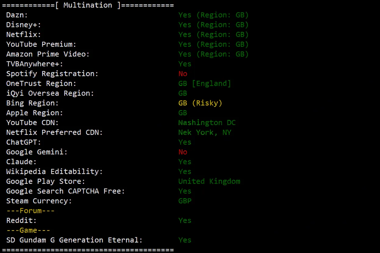 Detailed Review of 666clouds UK Dual ISP Residential IP Series VPS, Unlocking TikTok/ChatGPT and More - Image 8