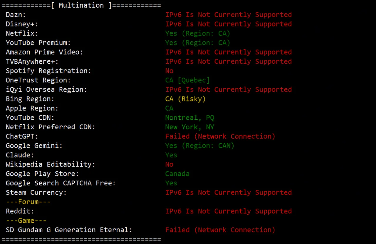 Detailed Review of uqidc Canada VPS, Native Canada IP Unlocks TikTok etc./Built-in DDoS Protection - Image 12
