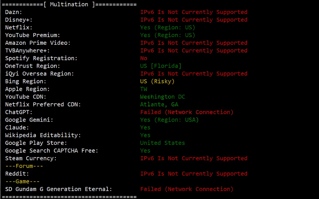 Detailed Review of uqidc Tampa VPS: Native US IP with Excellent Streaming Unblocking and Strong Performance - Image 12