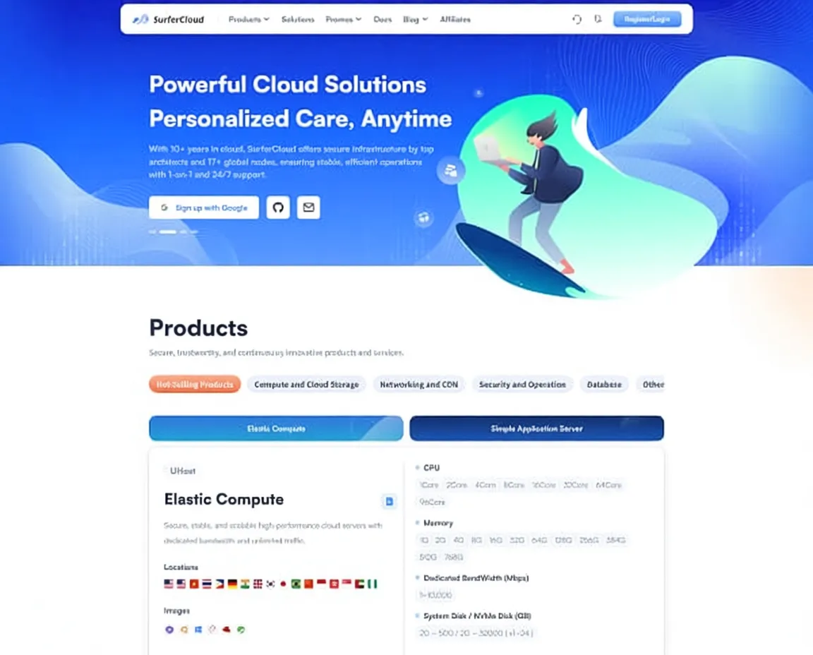 SurferCloud US Los Angeles Cloud Server Review: Unlocks TikTok/ChatGPT/Claude/Gemini and More - Image 1