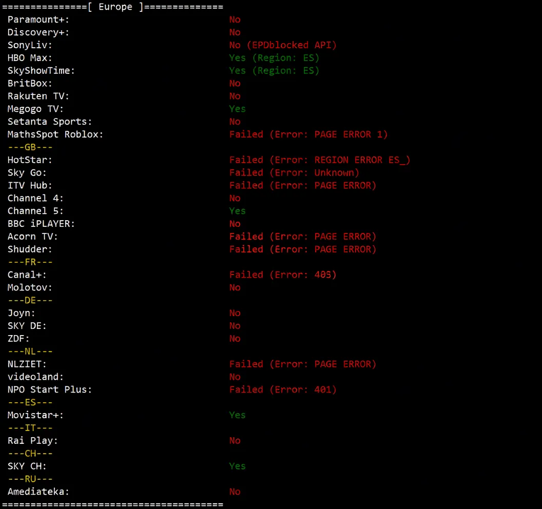 yin-net/YinYun Spain Dual ISP Residential IP VPS Review, Can Unlock TikTok and More - Image 8