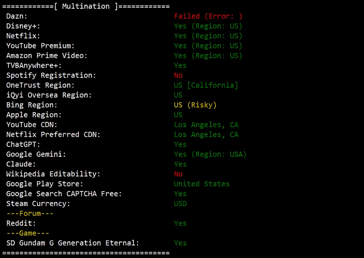 RackNerd Los Angeles DC02 Data Center VPS Review: Unlocks TikTok/ChatGPT and More - Image 9