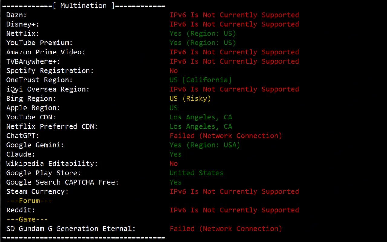 RackNerd Los Angeles DC02 Data Center VPS Review: Unlocks TikTok/ChatGPT and More - Image 12