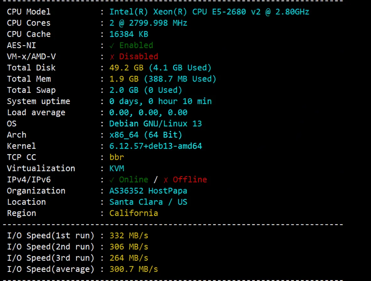 RackNerd USA San Jose VPS Review: Native IP Unlocks TikTok and More, Poor Mobile Performance! - Image 2