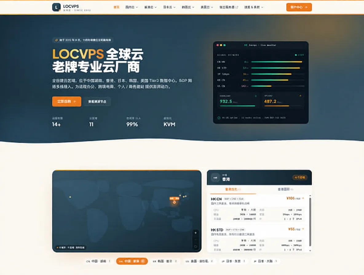 LocVPS Cheap Japan VPS: 36 CNY/Month, 4GB RAM/2 Cores/40GB SSD/1TB Traffic/450Mbps Bandwidth - Image 1