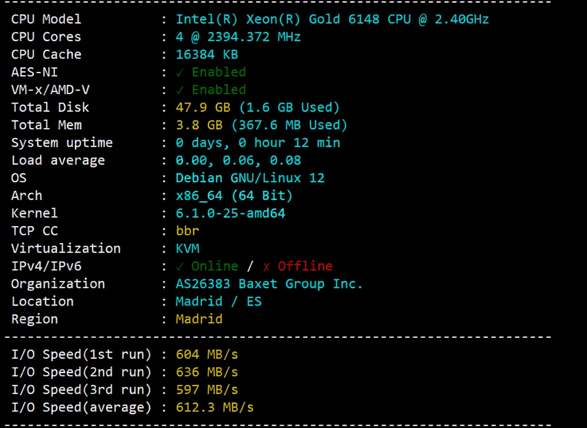 justhost Spain VPS (MAD1 Data Center) Review: Unlocks TikTok/ChatGPT and More - Image 2