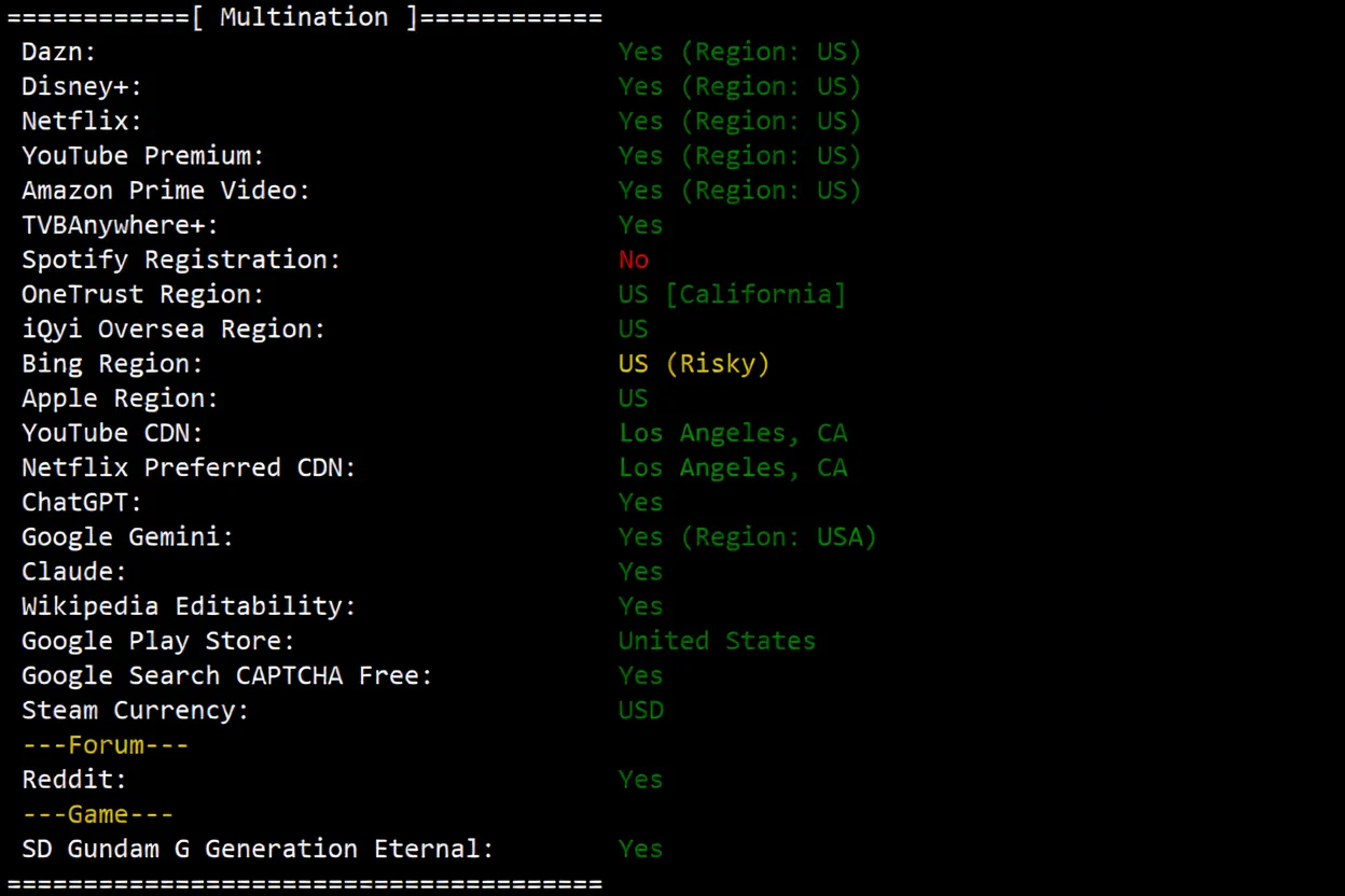 dedione US Los Angeles Direct Connection VPS Review: Native IP Unlocks TikTok/ChatGPT and More - Image 7