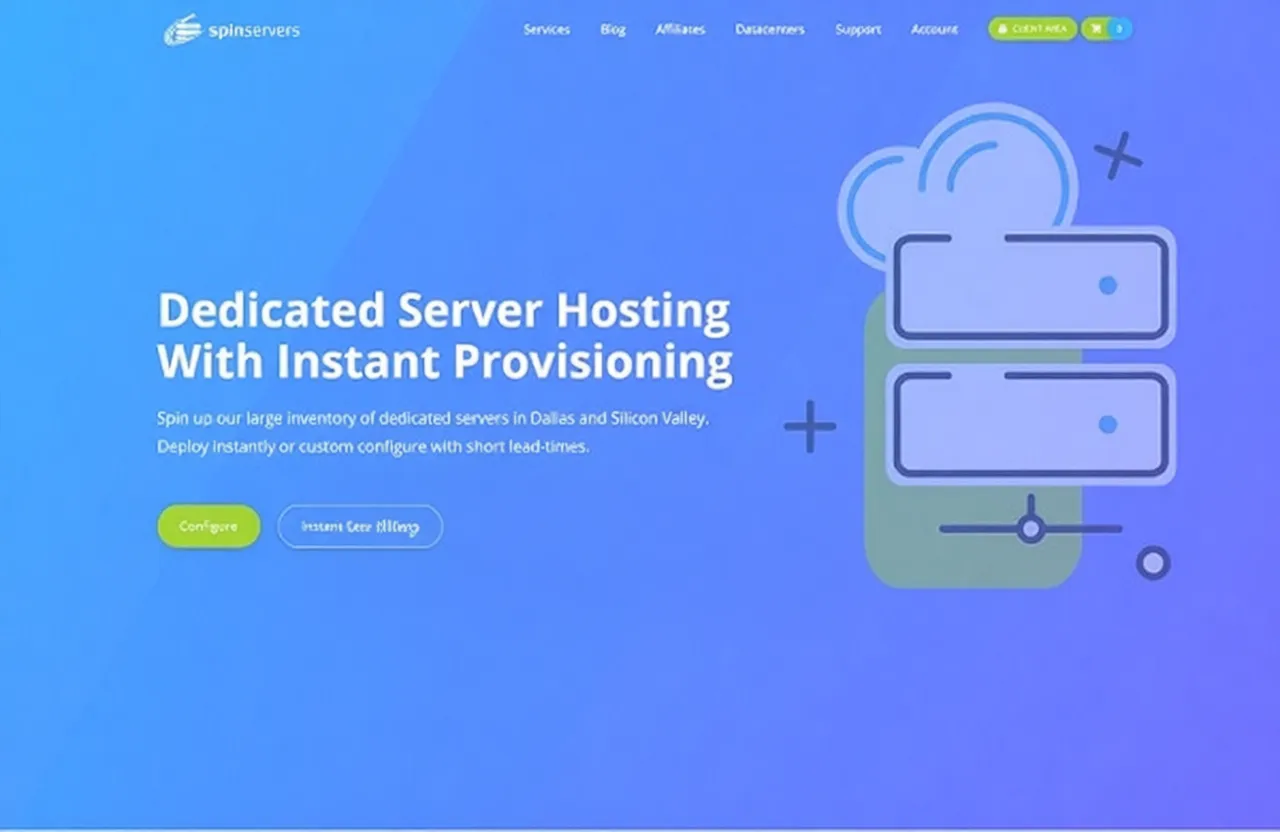 SpinServers US Servers as Low as $99/Mo: Dual Gold 5118/64GB RAM/960GB SSD/30TB Traffic/10Gbps Bandwidth - Image 1