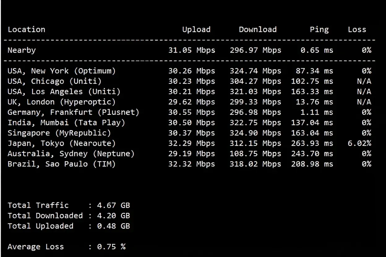 Raksmart Germany Data Center Premium CN2 Line Review: High-Speed Dedicated Line Access, Unlocks TikTok and More - Image 4
