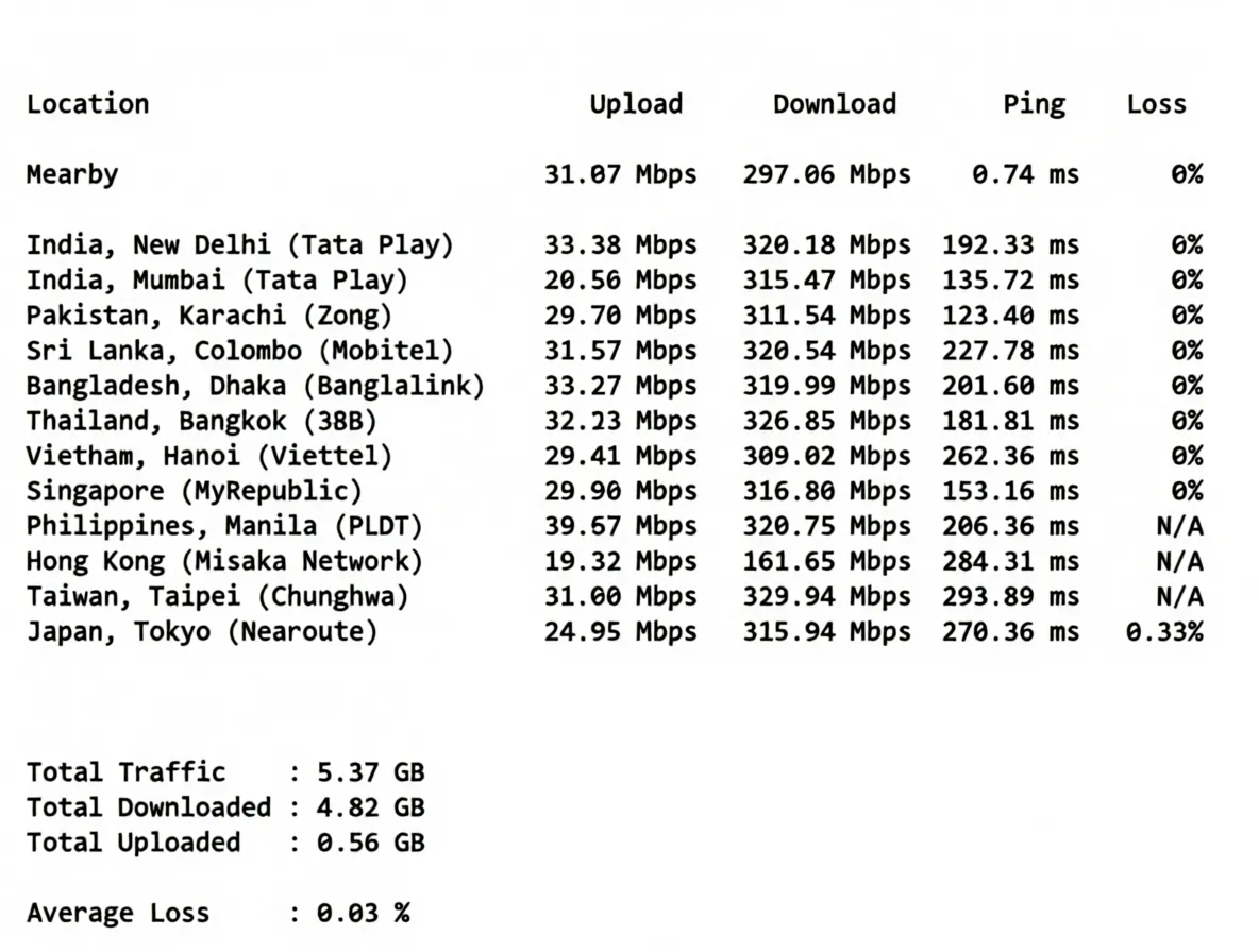 Raksmart Germany Data Center Premium CN2 Line Review: High-Speed Dedicated Line Access, Unlocks TikTok and More - Image 5