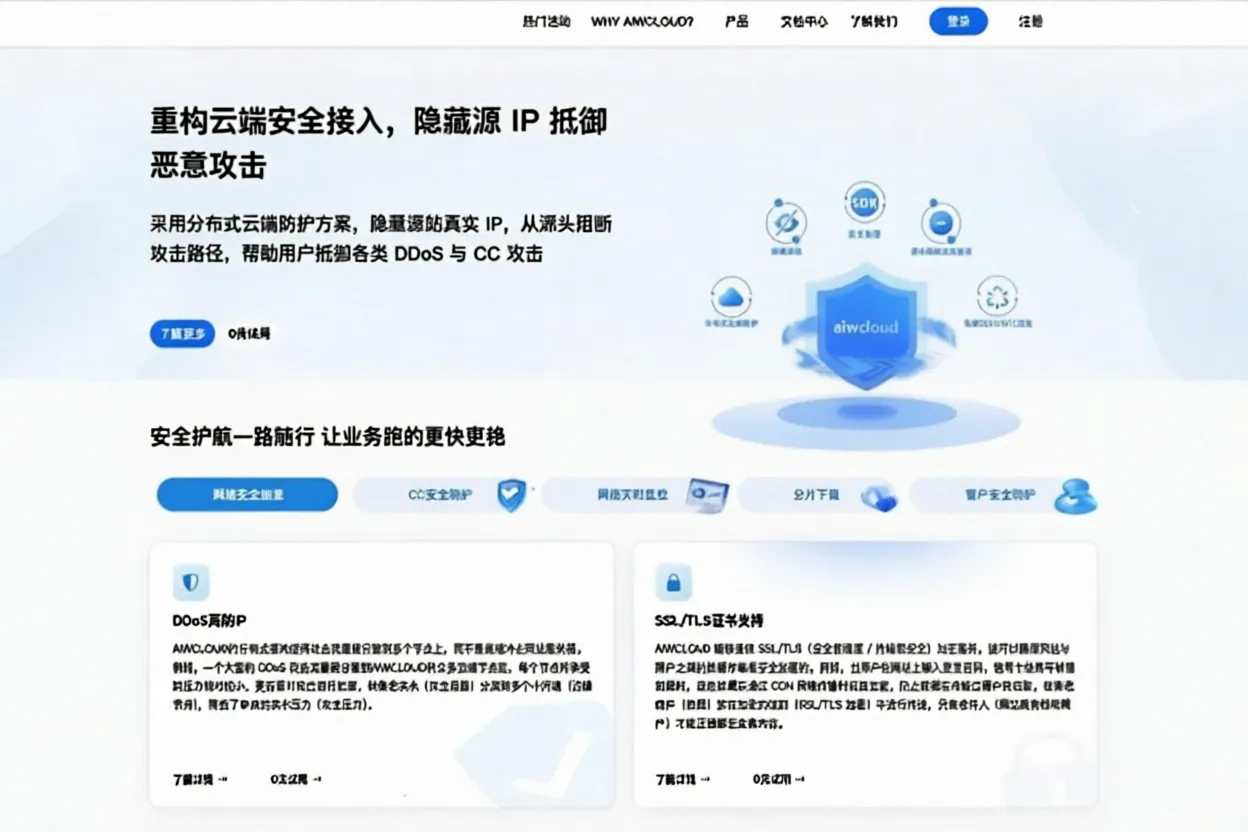 Aiwcloud High-Defense CDN, Mainland Nodes No ICP Filing/No Real-Name Required, Solves Mobile ISP Blocking, Self-Developed System/Withstands DDoS Attacks - Image 1