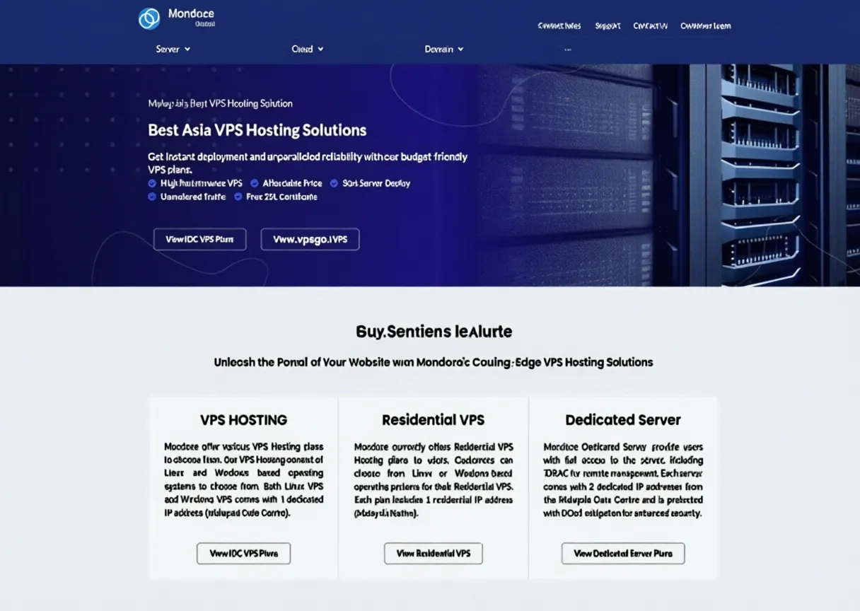 Mondoze Malaysia Datacenter: Offering Native/Dual ISP IPs, VPS as Low as $8/Month - 2 Cores/2GB RAM/60GB SSD/Unlimited Traffic - Image 1