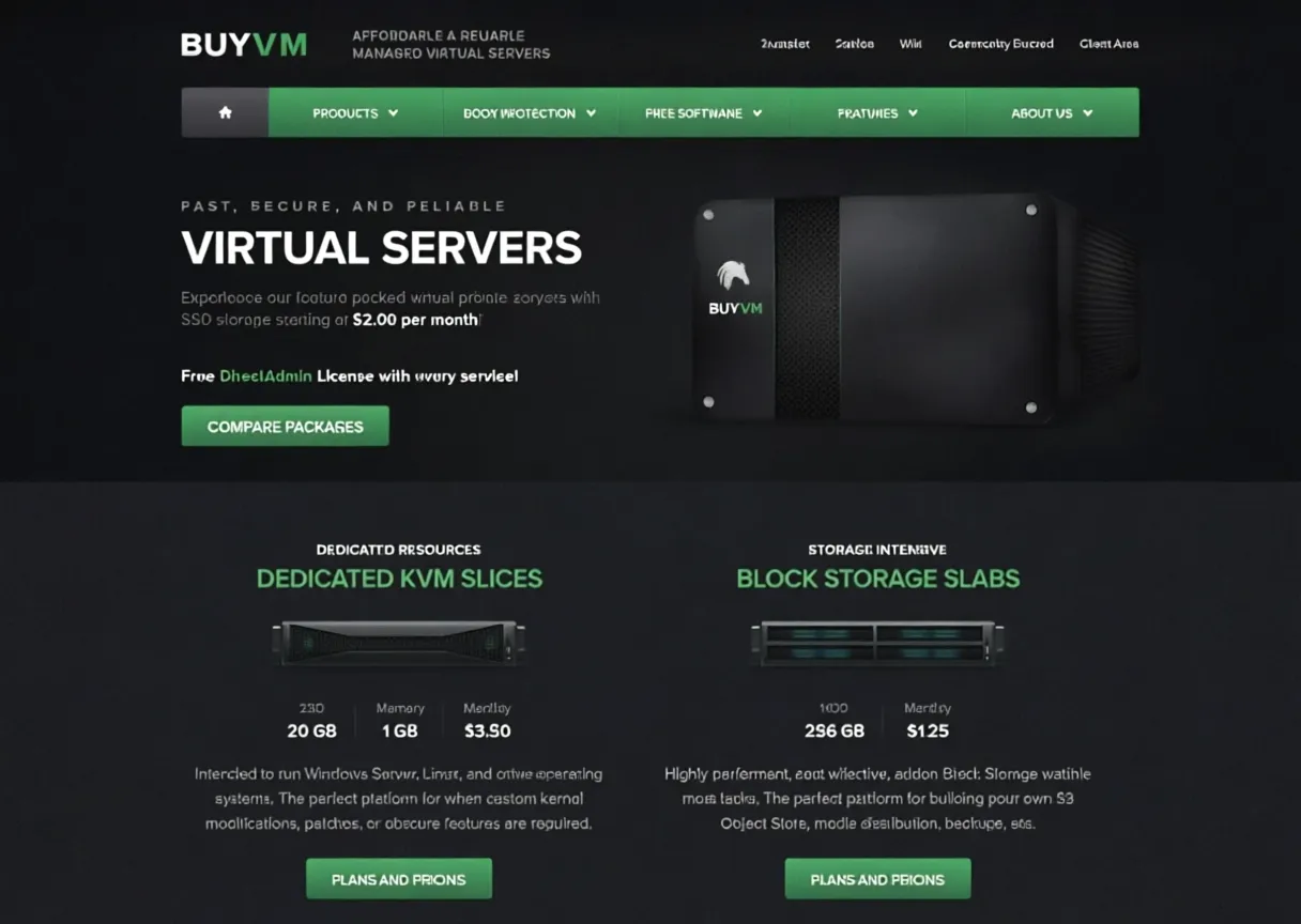 BuyVM: US/Switzerland AMD Ryzen VPS, NVMe SSD + Block Storage, 10Gbps Bandwidth/Unmetered Traffic, DMCA Ignored & DDoS Protection, Starting from $3/Month - Image 1