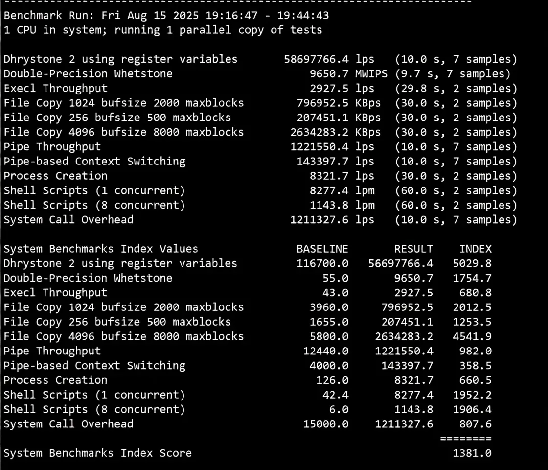 BuyVM Switzerland VPS Detailed Review: Performance Beast with Unlimited Traffic - Image 11