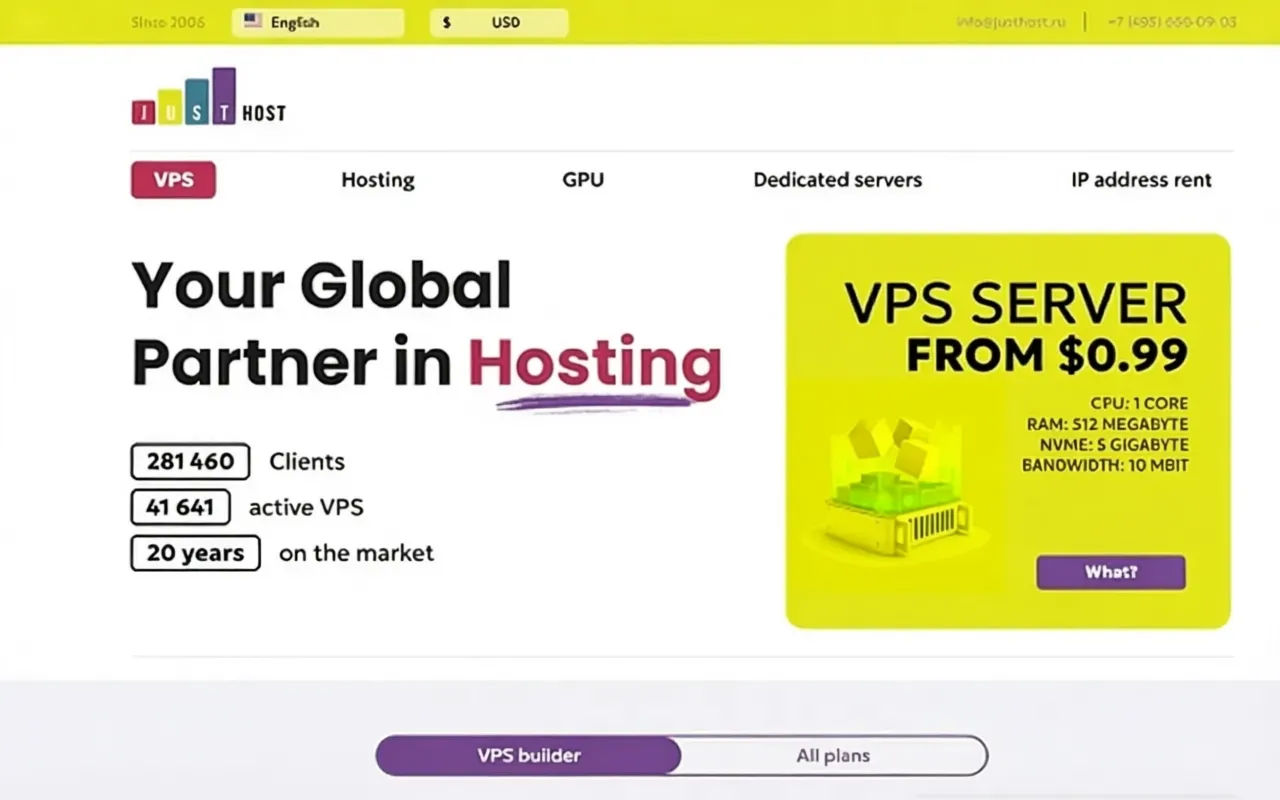 JustHost Singapore VPS Review - SIN2 Data Center, Unlocks TikTok/ChatGPT and More, Especially Suitable for Mobile Users - Image 1