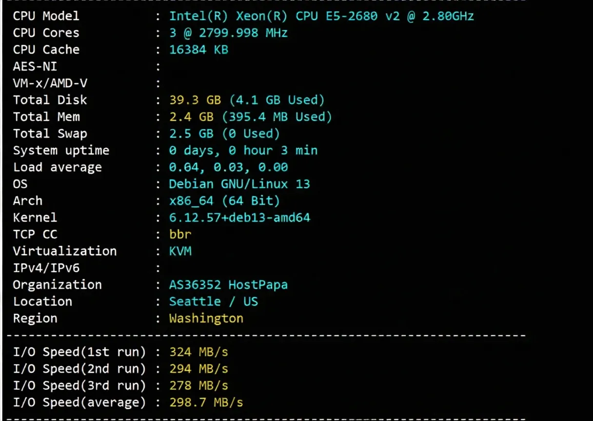 RackNerd Seattle USA VPS Review: Native IP Unlocks TikTok/ChatGPT and More - Image 2