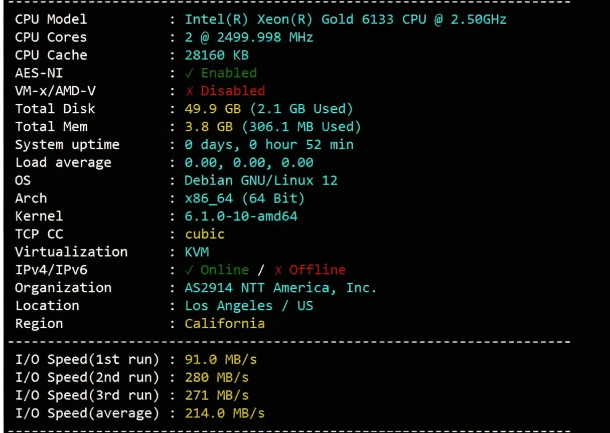 VPSCat US Dual ISP Residential IP VPS Review: Unblocks TikTok, Three-Network Return Route via AS4837 - Image 2