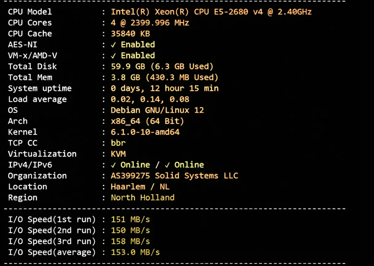 UQIDC Netherlands VPS Review: Native IP with Great Streaming Unlock, Transit Recommended for Network - Image 2