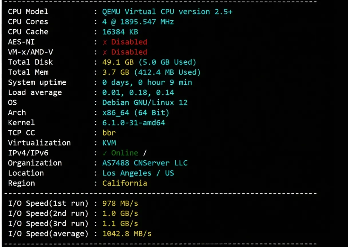 Dedione US CN2 VPS Review: Native IP Unlocks TikTok, CN2 GIA + CMIN2 Premium Network - Image 2