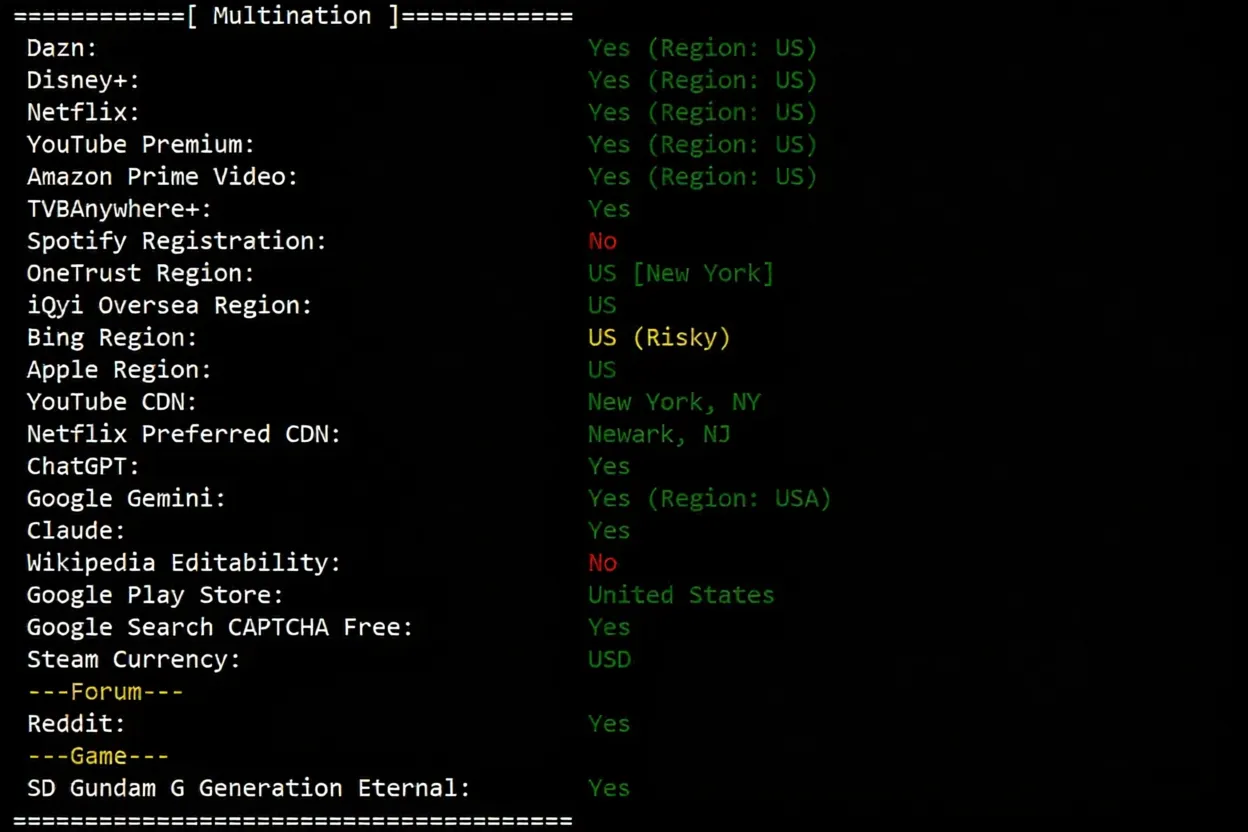 BandwagonHost US New Jersey (USNJ) VPS Review: Unlocks TikTok/AI, Not Suitable for China Telecom Users - Image 7