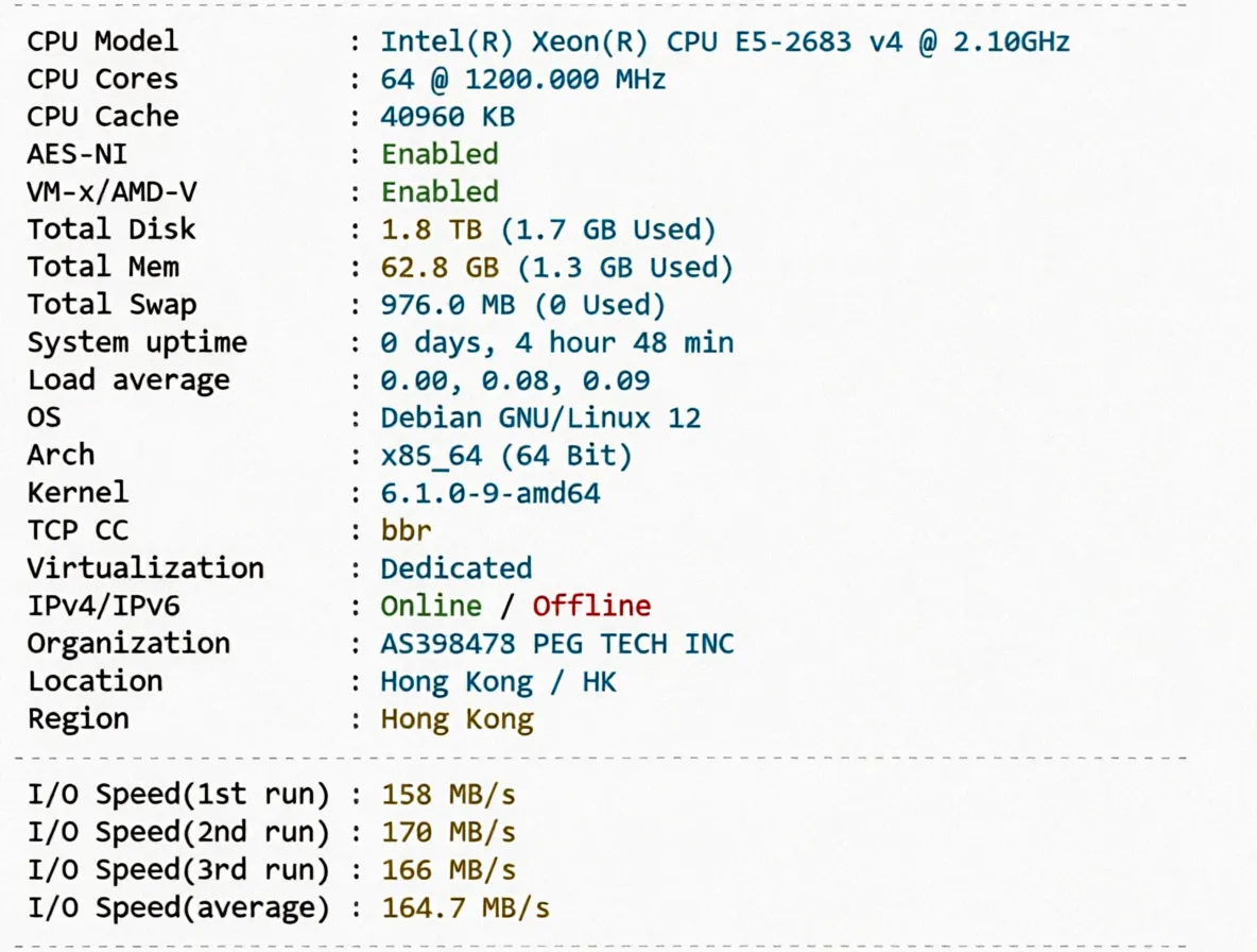 🟩Latest🟩RackSmart Hong Kong Data Center International BGP Line Detailed Review - Image 2
