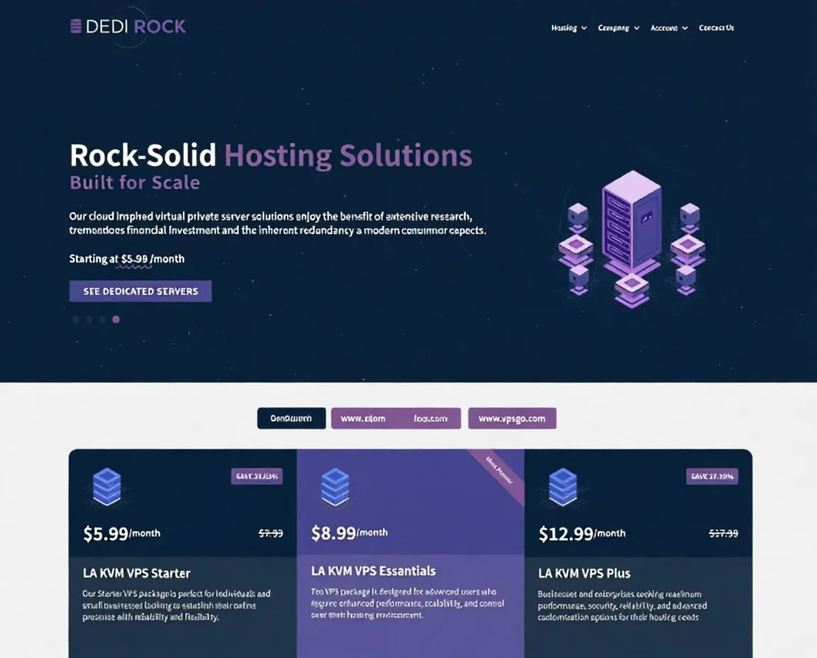 dedirock US High-Performance VPS - $24.88/Year, 2GB DDR5/1 Core (i9-14900K)/30GB NVMe/2TB Bandwidth - Image 1