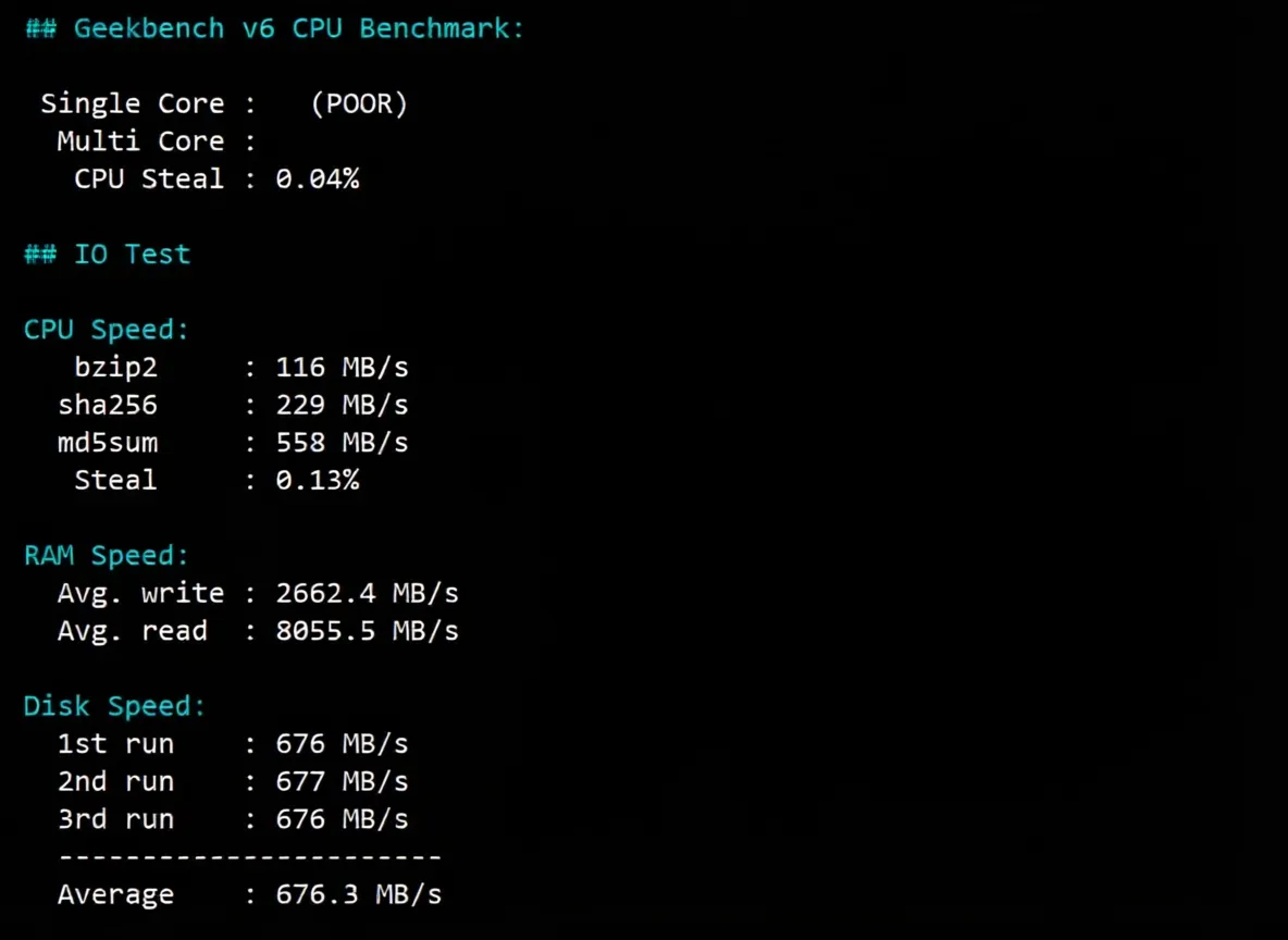 JustHost Austria (VIE2 Datacenter) Review: Unblocks TikTok/ChatGPT, Decent China Network Performance - Image 9