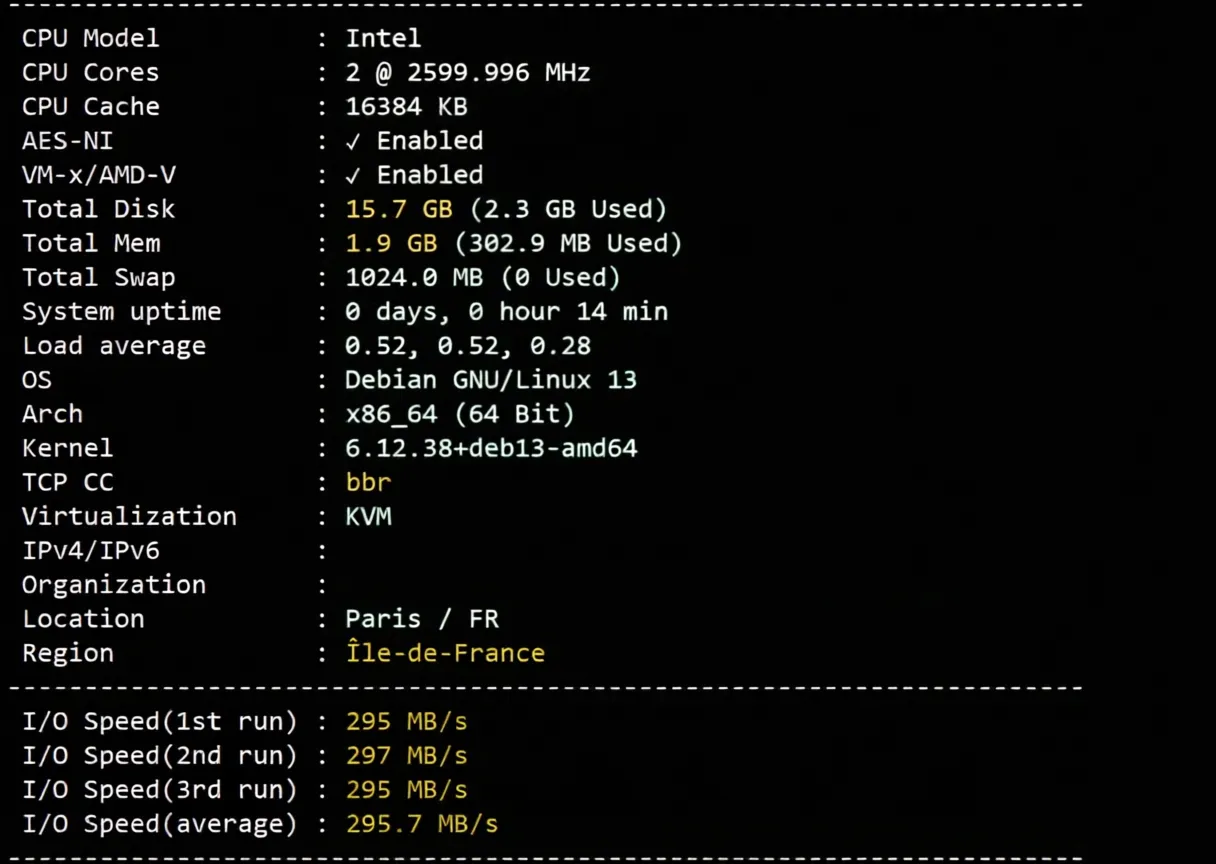 Review of YinYun France Dual ISP Residential IP VPS, Unlocking TikTok/ChatGPT and More - Image 2