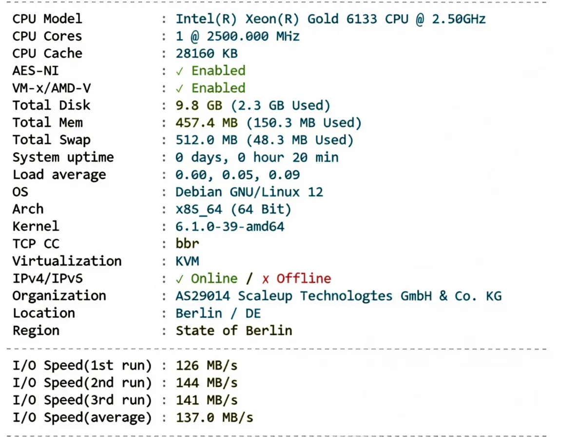 wepc Germany VPS Review: Native German IP Unlocks TikTok/ChatGPT and Other Streaming Media - Image 2