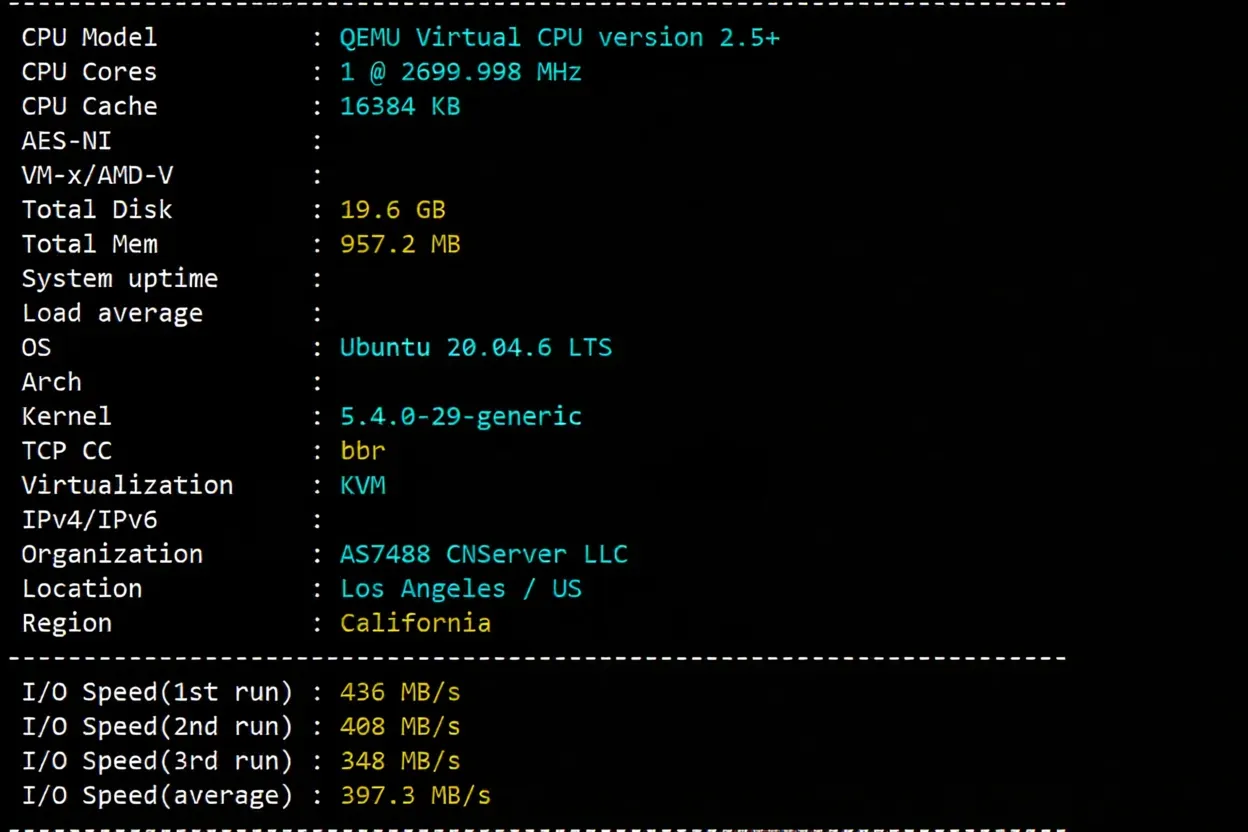 Dedione Los Angeles International Route VPS Review: Native IP Unlocks TikTok/ChatGPT and More - Image 2