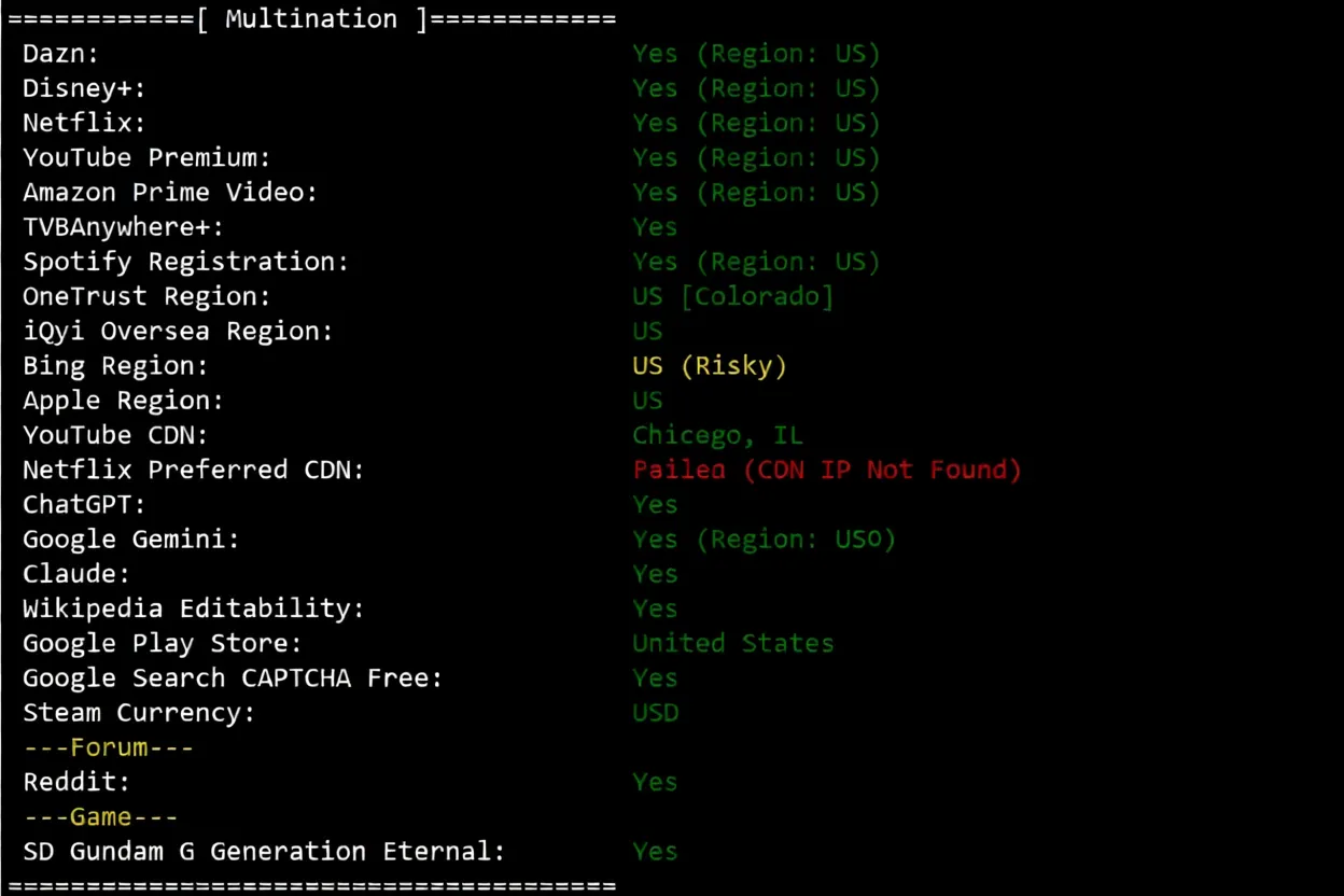 Review of LisaHost US Los Angeles AS9929 Network + NTT 216 Segment Dual ISP Residential IP VPS - Image 7