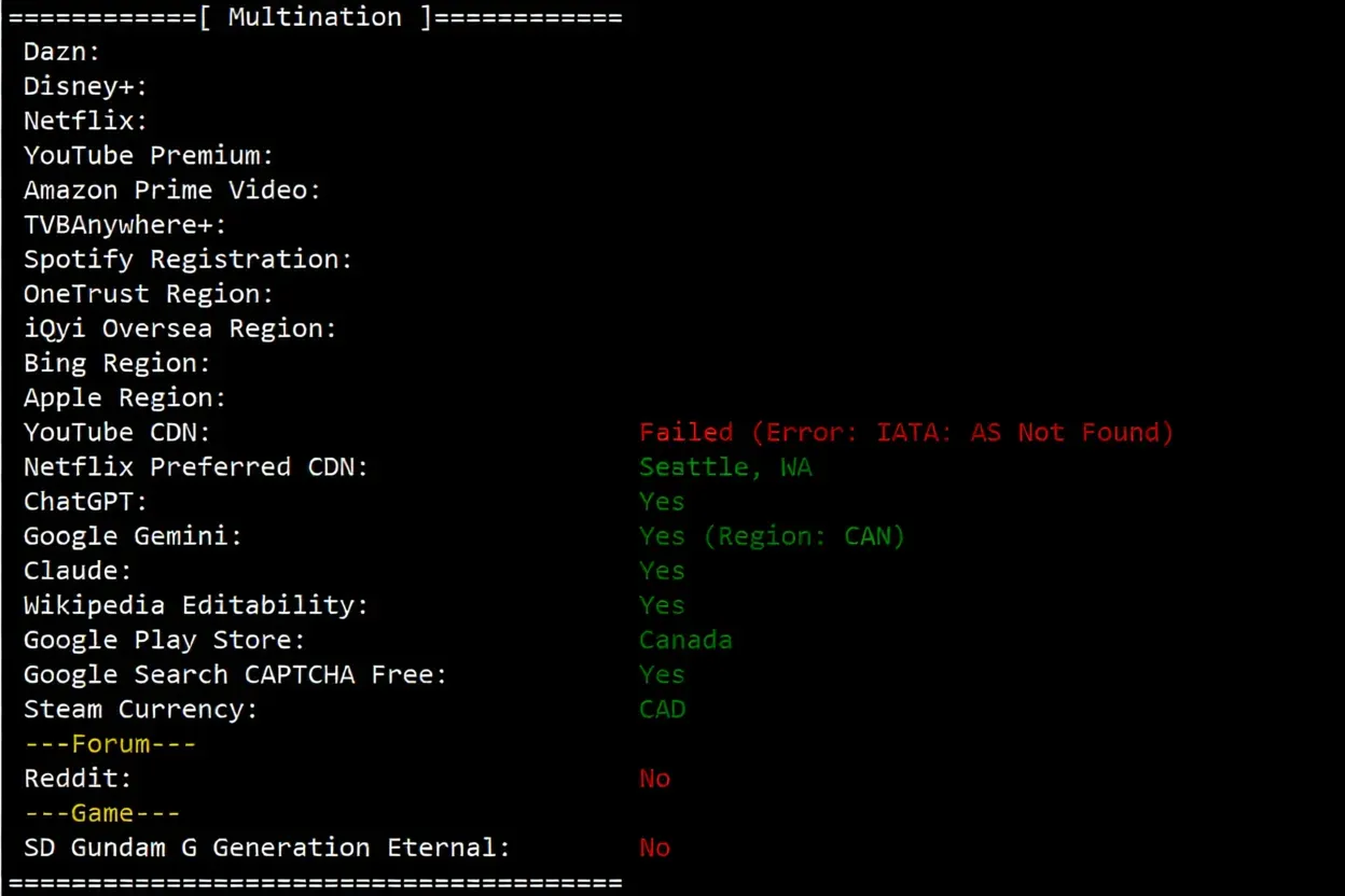 Review of inet.ws Vancouver Canada VPS, Suitable for China Unicom/Mobile, Unlocks TikTok/ChatGPT etc. - Image 8