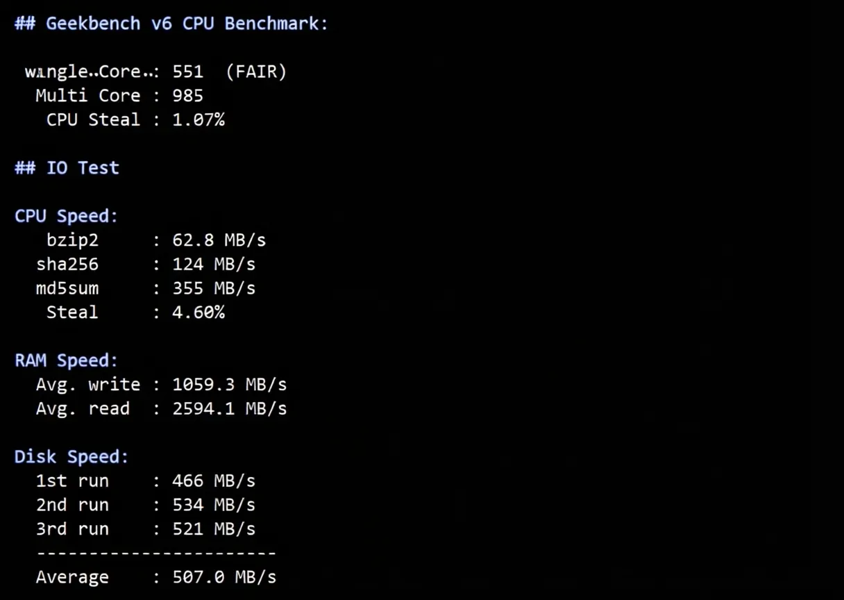 justhost Singapore VPS-SIN1 Data Center Review, Unlocks TikTok etc., Suitable for China Mobile/Unicom - Image 12