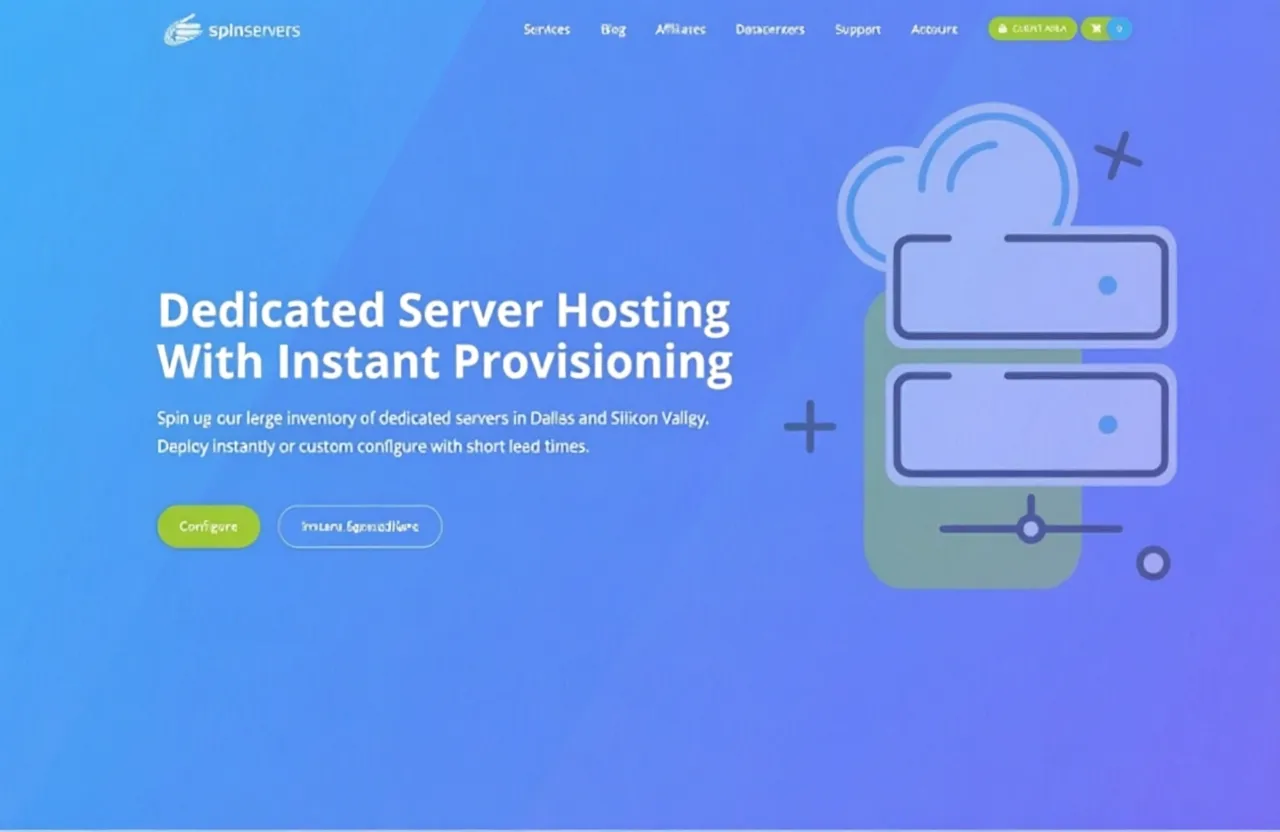 SpinServers Cost-Effective US Dedicated Server for $115/Month: AMD EPYC 7551P / 256GB RAM / 10Gbps Bandwidth