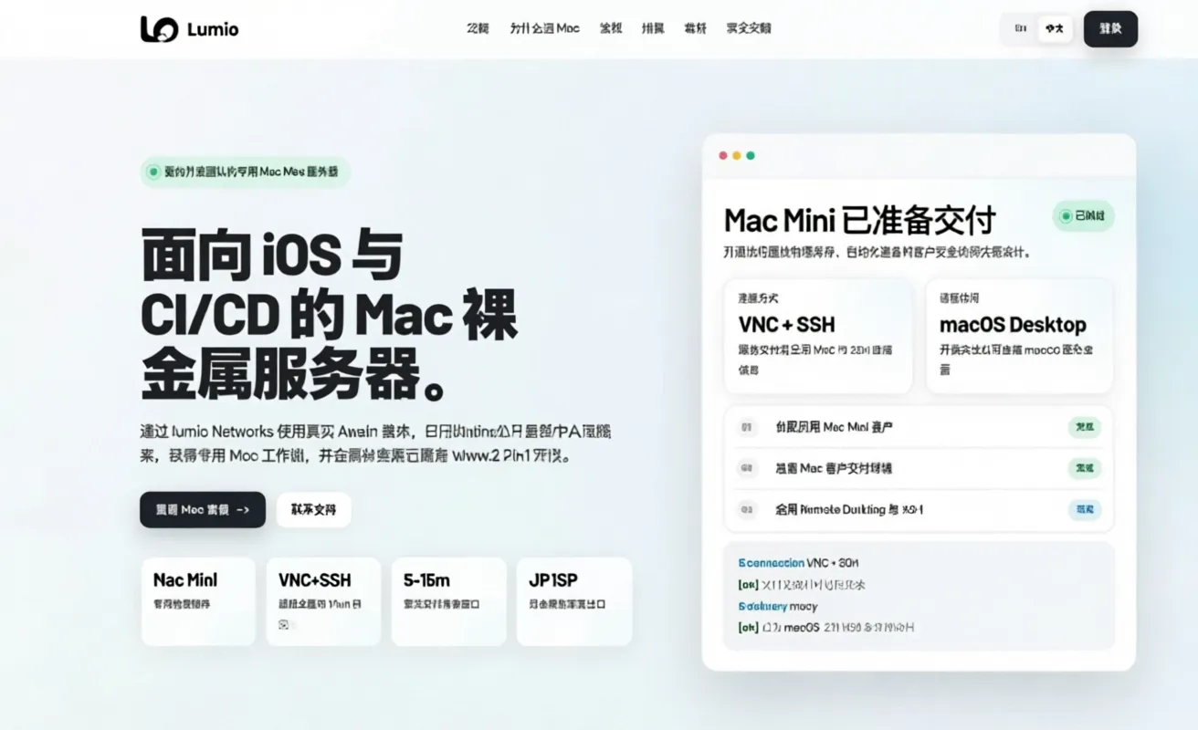 Lumio Japan Dedicated M4 Mac Mini Bare Metal, Japan Residential ISP IP - Image 1
