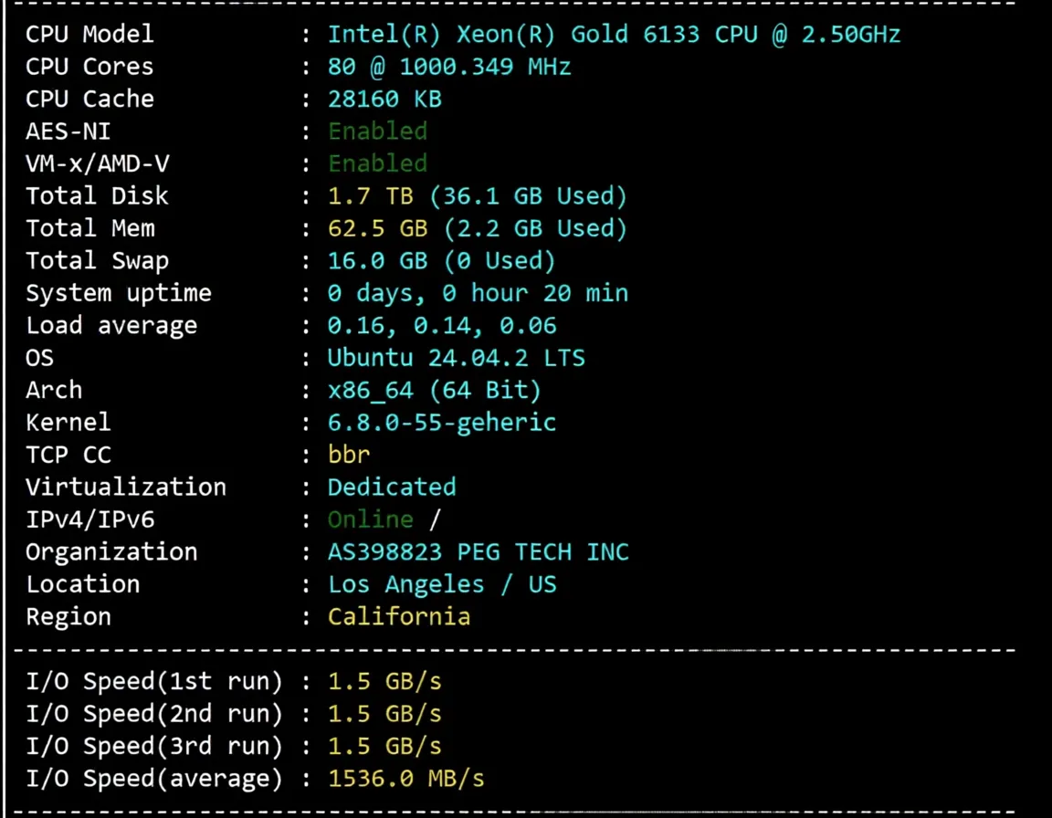 🟩Updated🟩 Detailed Review of RackSmart Los Angeles US Data Center International BGP Routes - Image 2