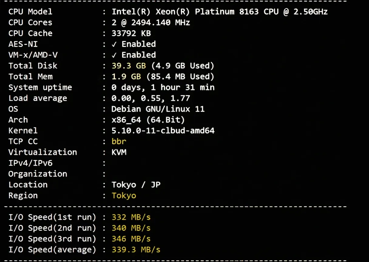 LisaHost Japan IIJ Dual ISP Residential Series Review: Unblocking TikTok and Various Streaming Services - Image 2