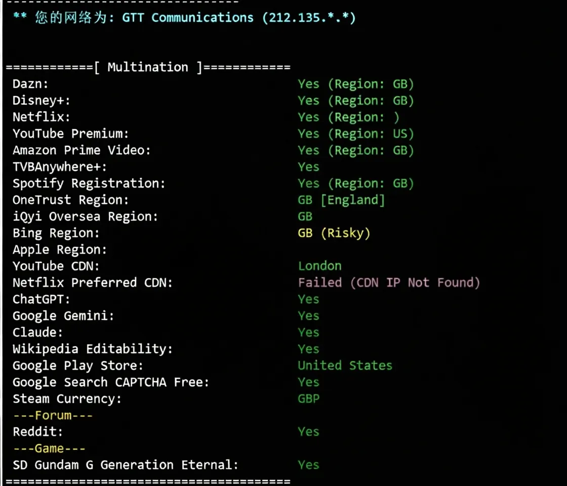 lisauk29 详细测评lisahost英国VPS，原生英国IP+高端优化线路，适合运营TikTok等流媒体