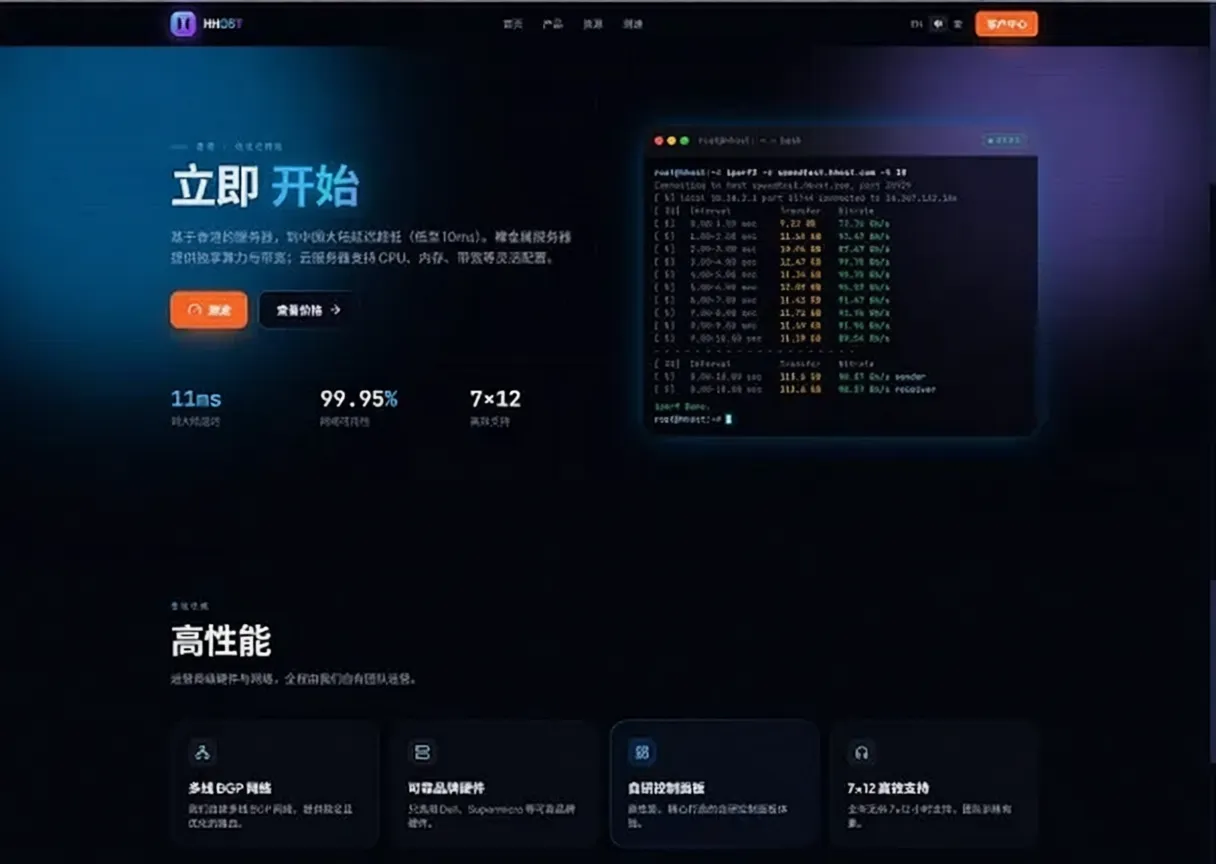 hhost Hong Kong VPS as low as $25/year, 4GB RAM/2 Cores/30GB SSD/500GB Traffic/200Mbps Bandwidth - Image 1