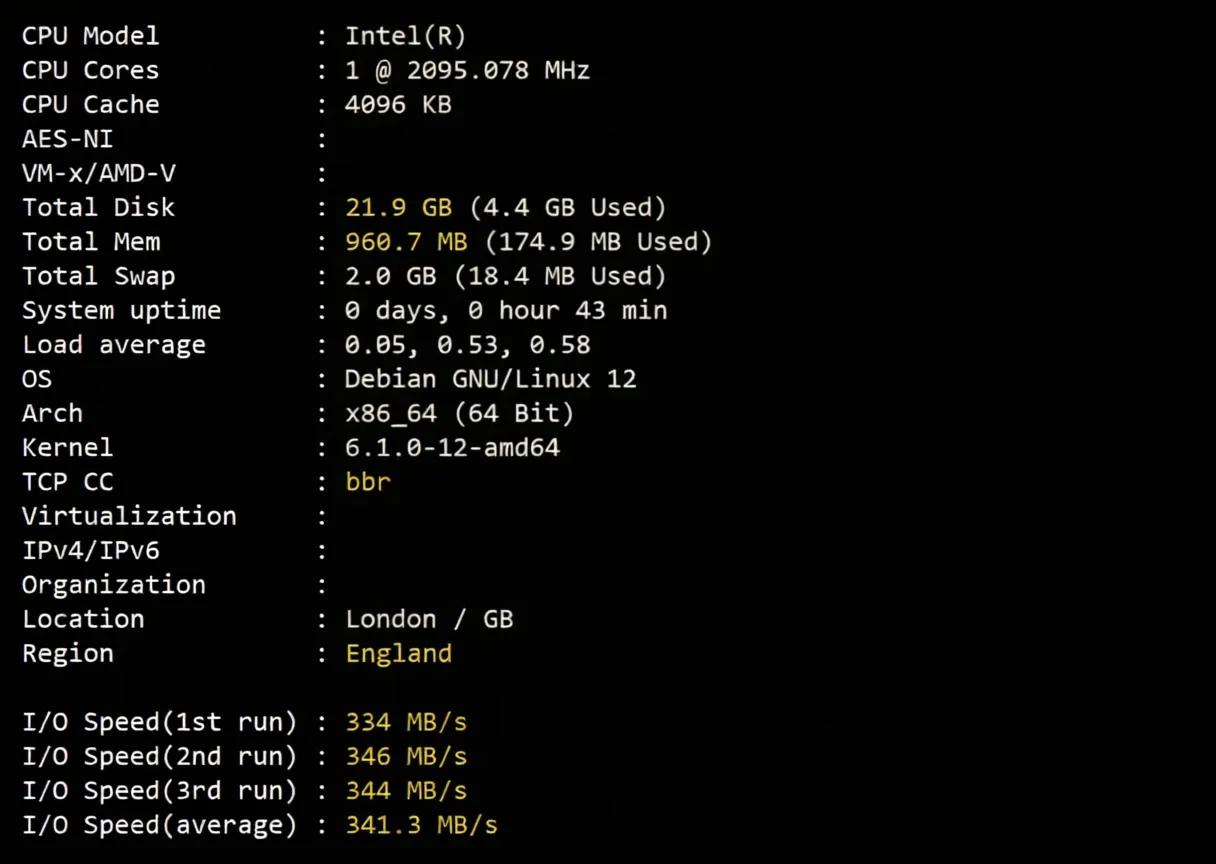 Detailed Review of 666clouds UK Dual ISP Residential IP Series VPS, Unlocking TikTok/ChatGPT and More - Image 2